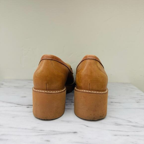 Naturalizer Cabaret Tan Leather Slip On Loafers Women’s Size 8 - Picture 5 of 9